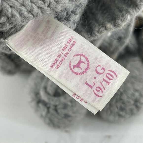 Victorias Secret Pink Bling Cable Knit Mukluk Sweater Boots Rhinestone L 9 - 10 - Picture 8 of 9